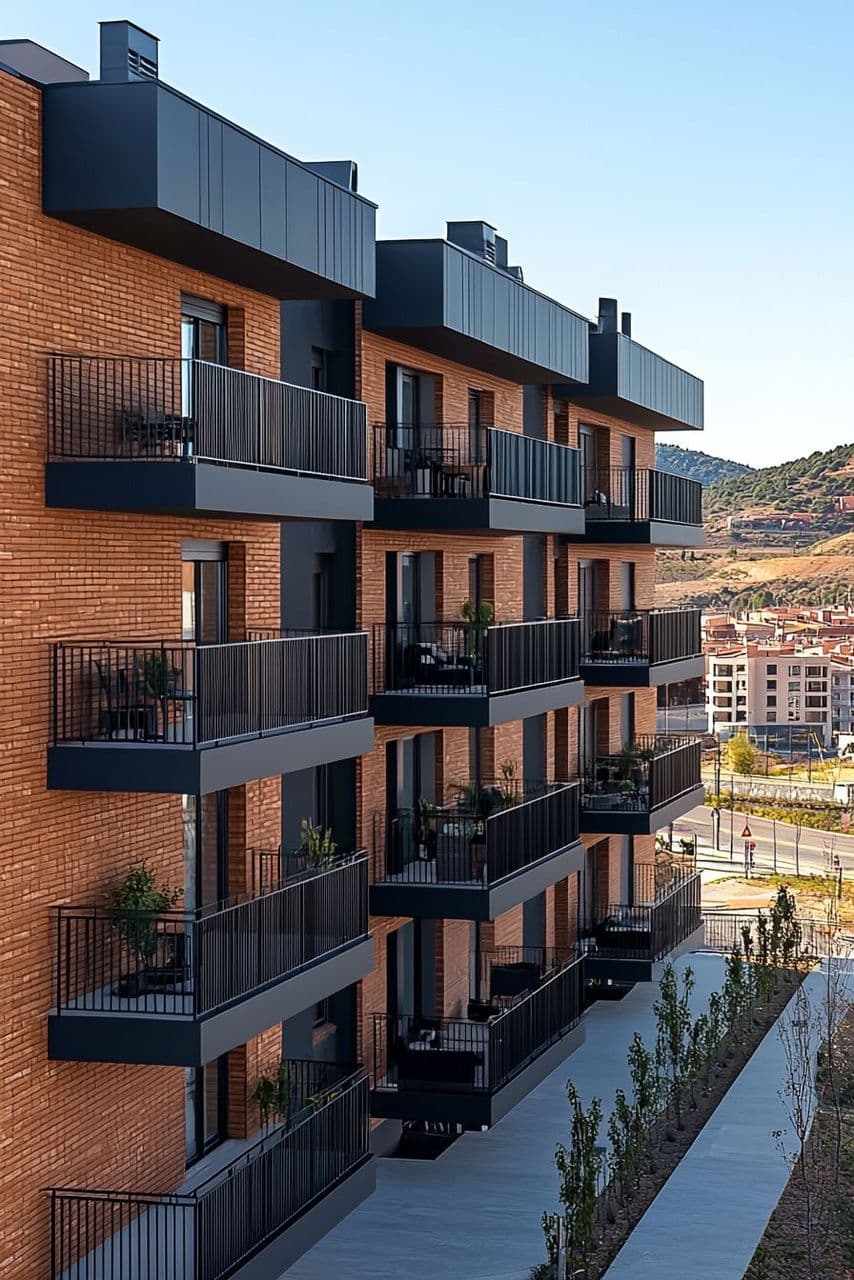 A residential building managed on RentEase